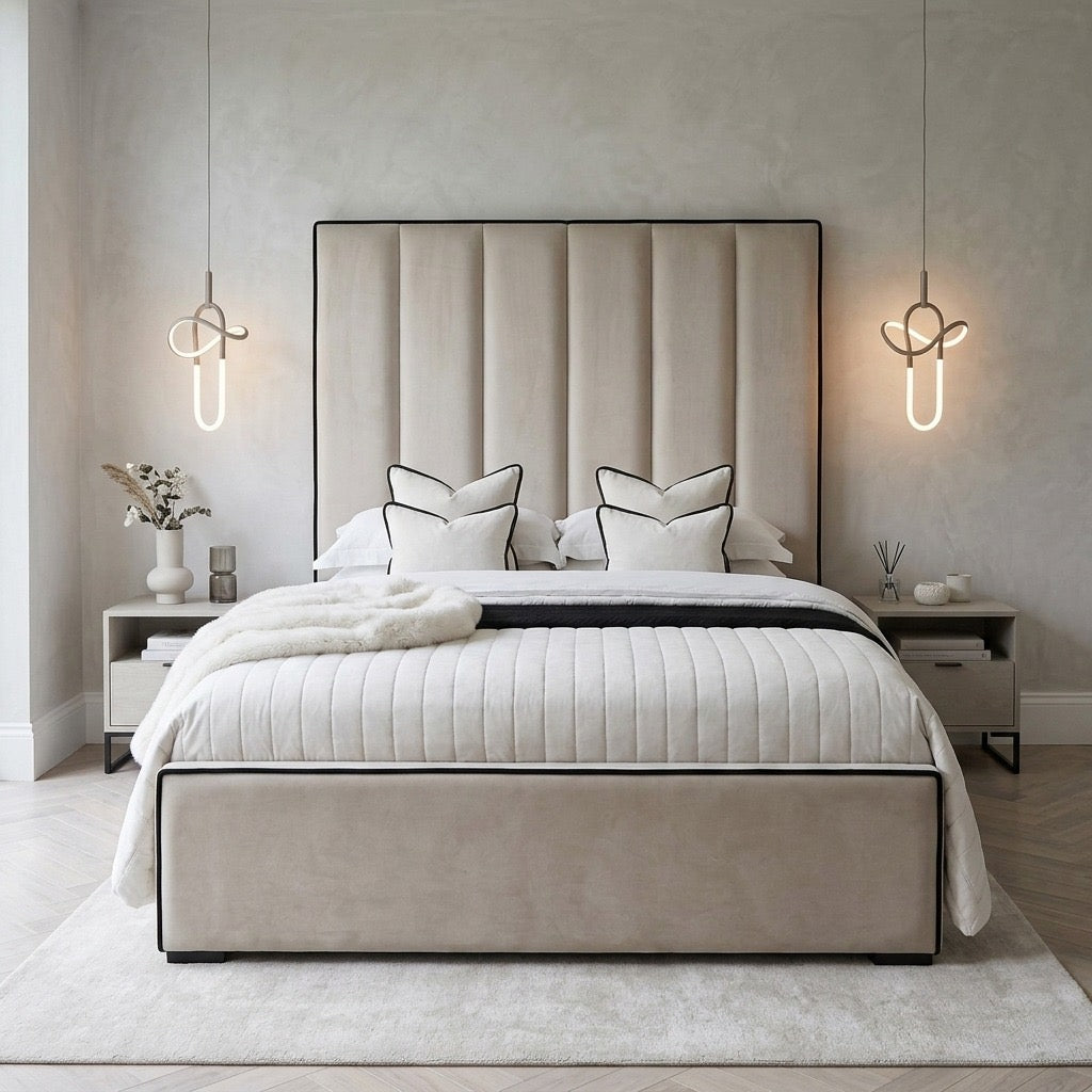 CAMBRIDGE PIPING BED FRAME