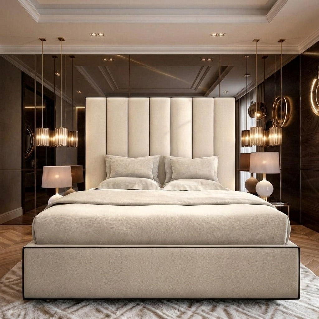 CAMBRIDGE PIPING BED FRAME