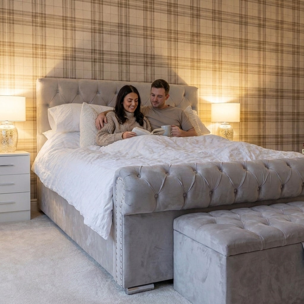 CHESTERFIELD BED FRAME