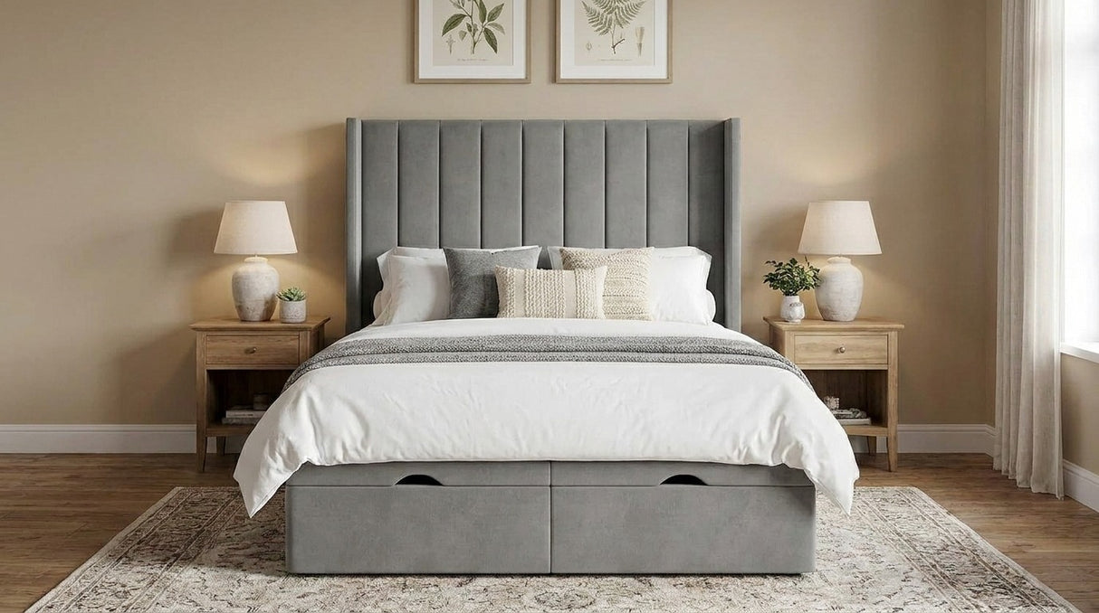 WING PANELLED DIVAN BED