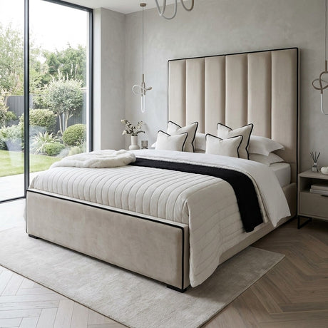 CAMBRIDGE PIPING BED FRAME