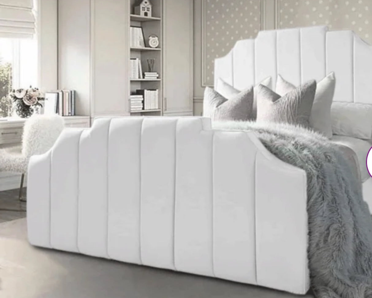 Eva bed frame in white