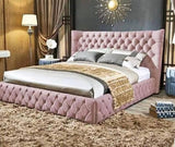 Emperor bed frame pink 
