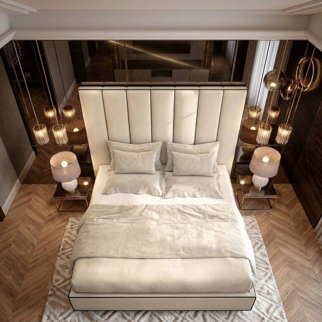 CAMBRIDGE PIPING BED FRAME