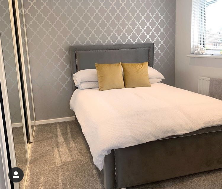 PARIS BEADED BED FRAME